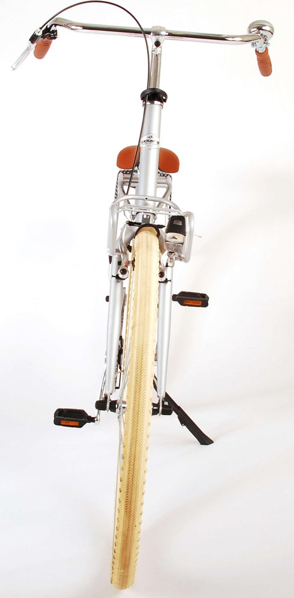 Volare Classic Oma 28 Inch 51 cm Dames Terugtraprem Zilver - Silver