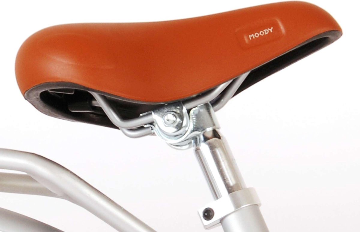 Volare Classic Oma 28 Inch 51 cm Dames Terugtraprem Zilver - Silver