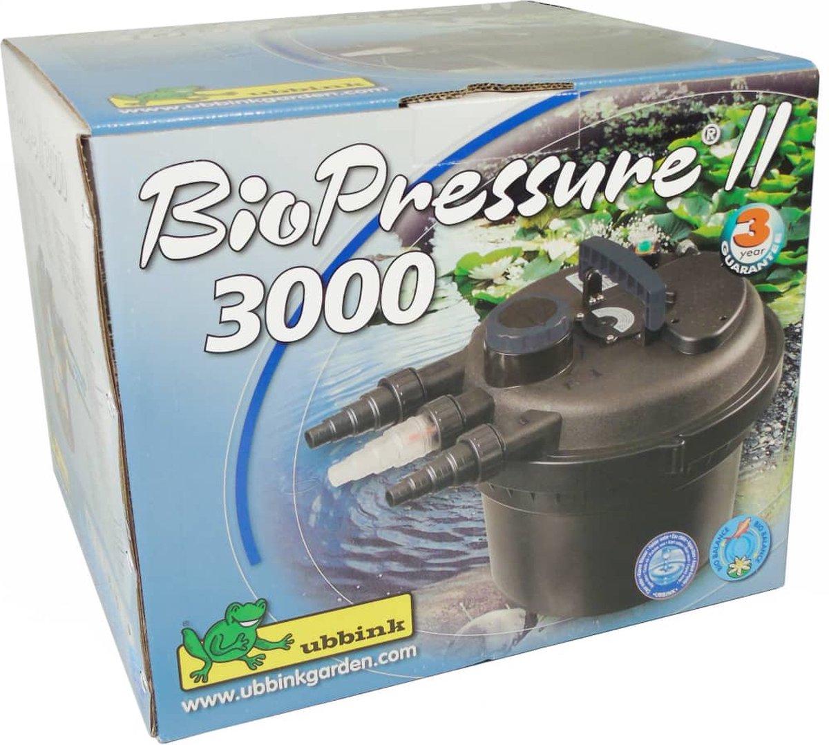 Ubbink Vijverfilter BioPressure 3000 5W - 1355408 - Zwart