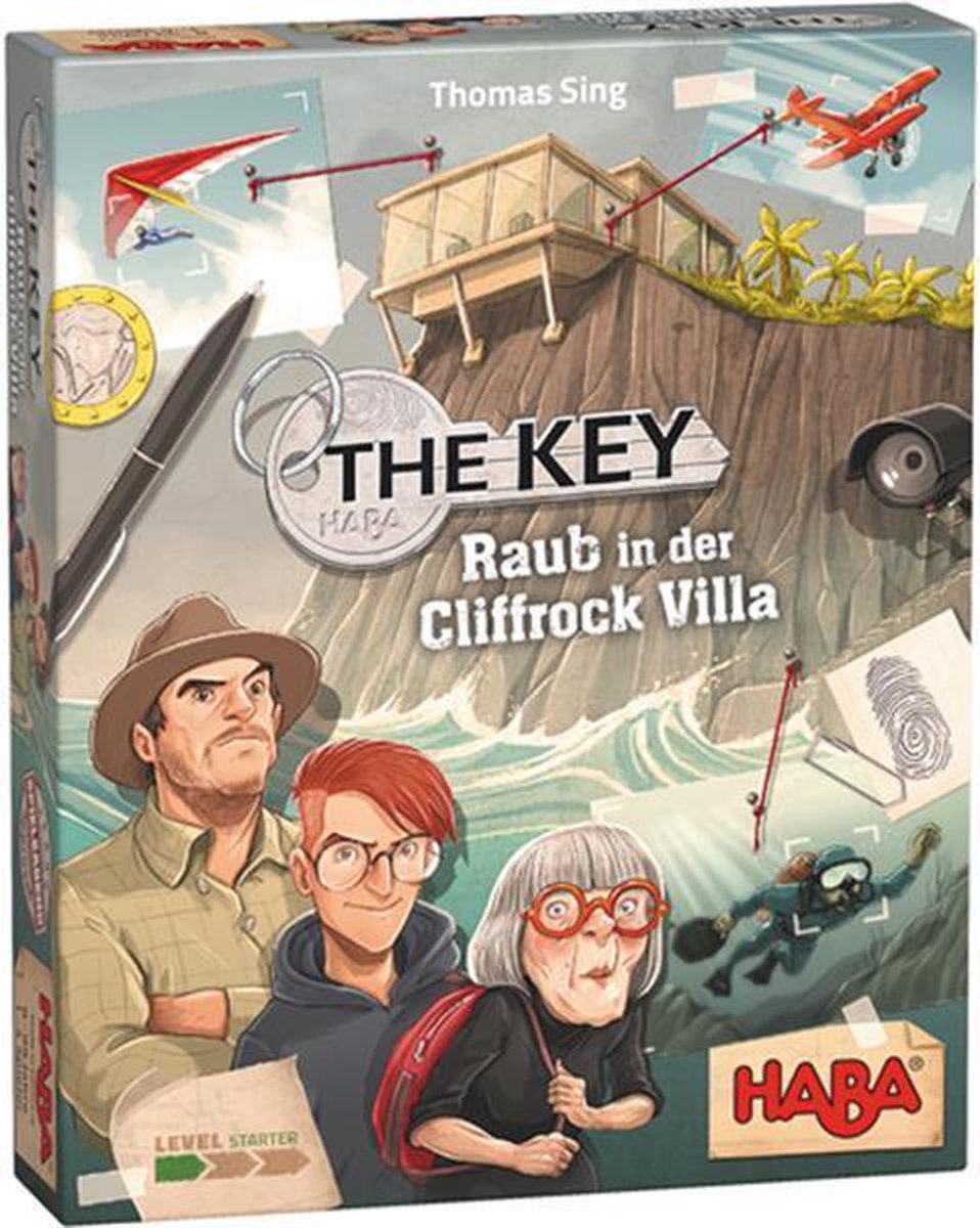 HABA The Key De roof in Cliffrock Villa (NL) karton/hout 162 delig