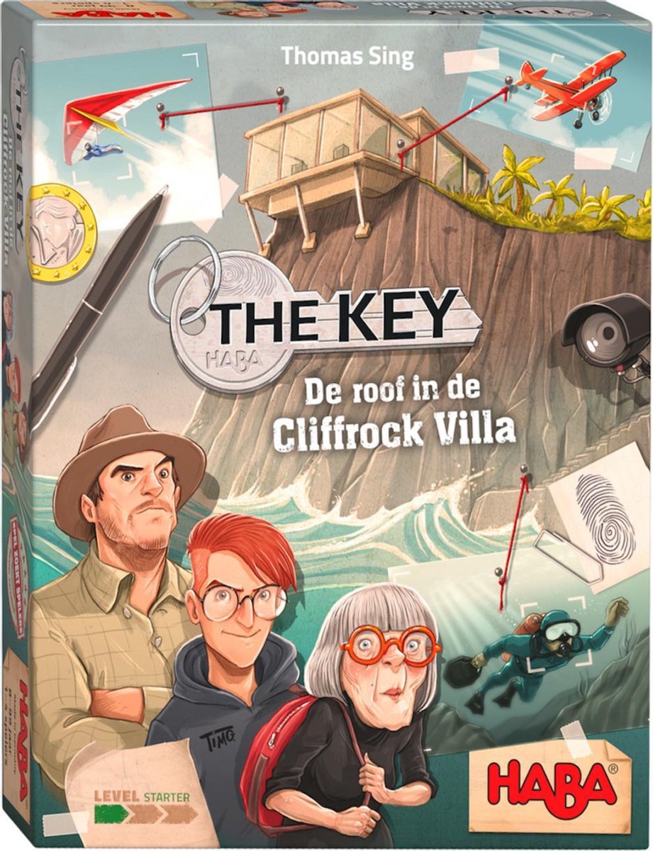 HABA The Key De roof in Cliffrock Villa (NL) karton/hout 162 delig