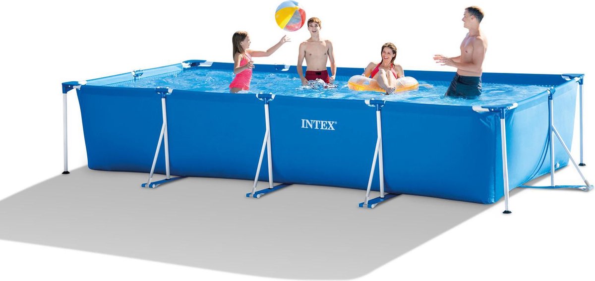 Intex opzetzwembad met pomp 28274GN 450 x 220 cm PVC - Blauw