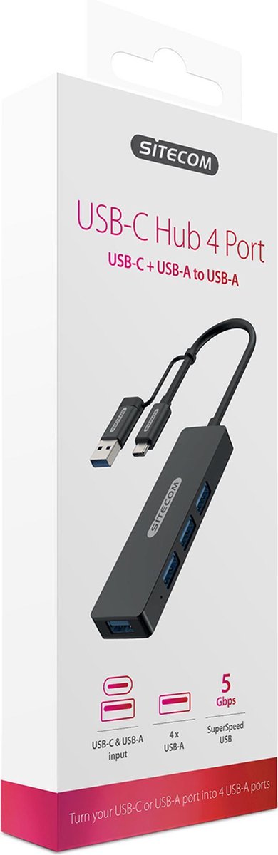 Sitecom CN-414 USB-C Hub