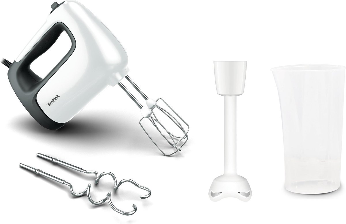 Tefal Handmixer Prep'mix+ Ht4611 - Zwart