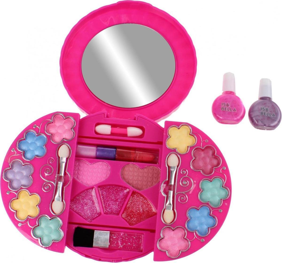 Johntoy make up set Isabella 3 delig - Roze