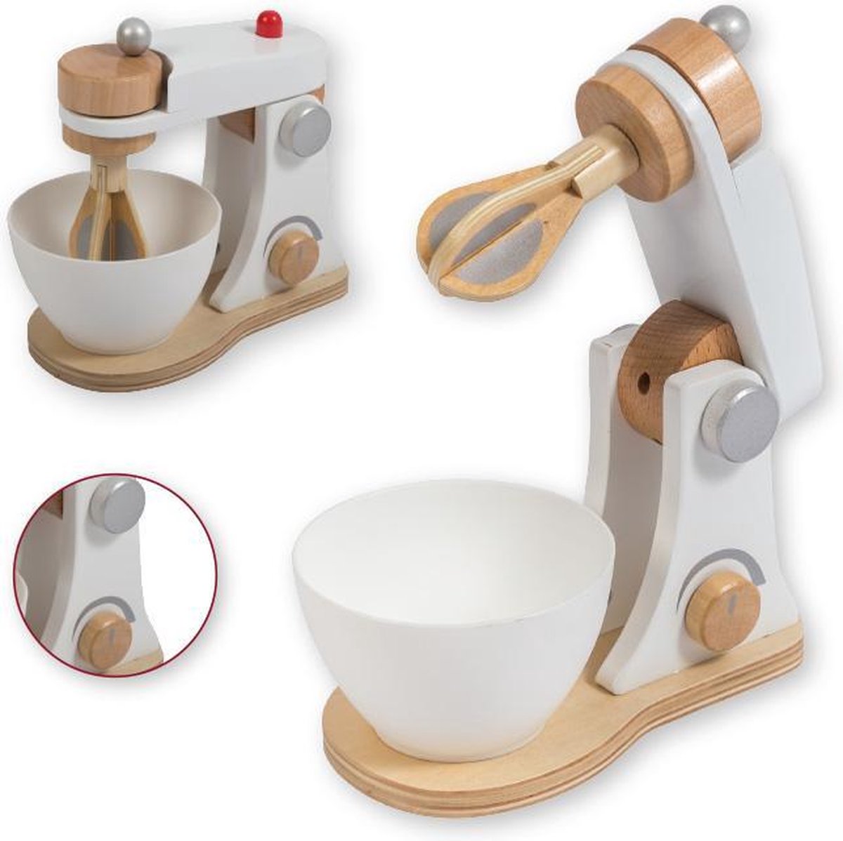 Joueco Jouéco houten mixer 20 cm