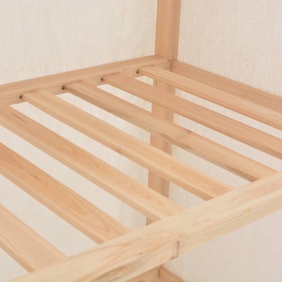 Vidaxl Kledingkast 79x40x170 Cm Stof - Wit