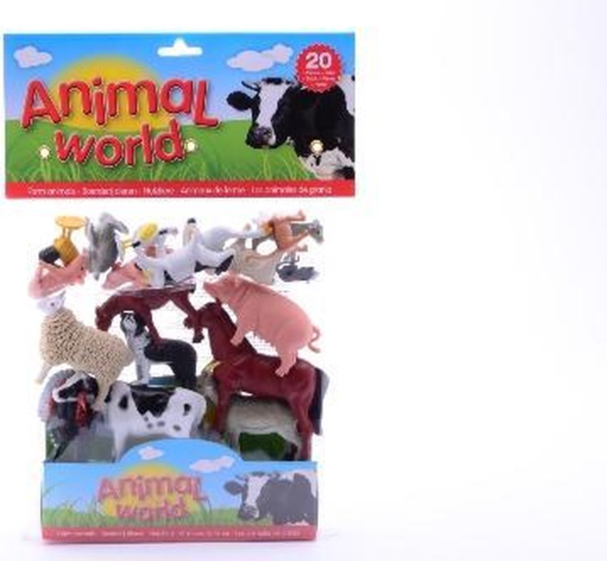 Onbekend merk Johntoy Animal World boerderijdieren 20 stuks