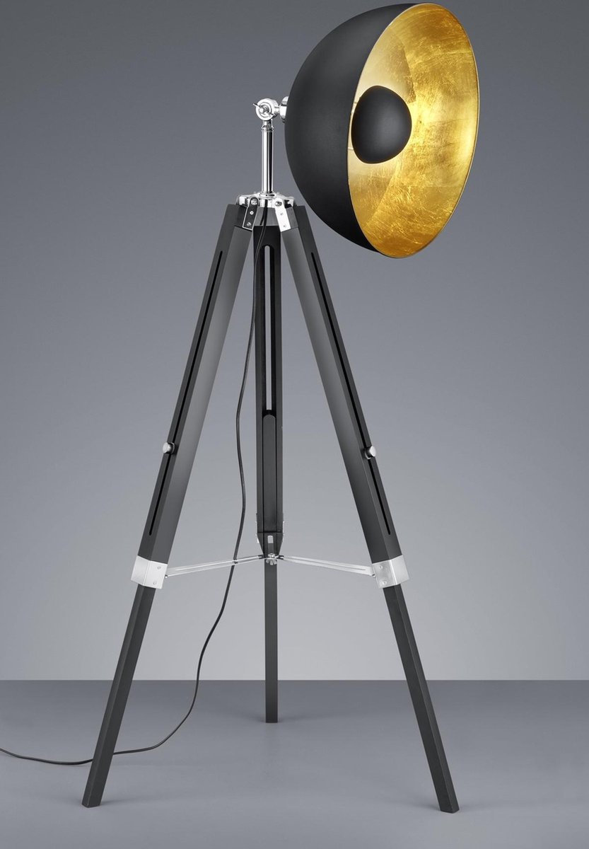 TRIO Liège Vloerlamp - Zwart
