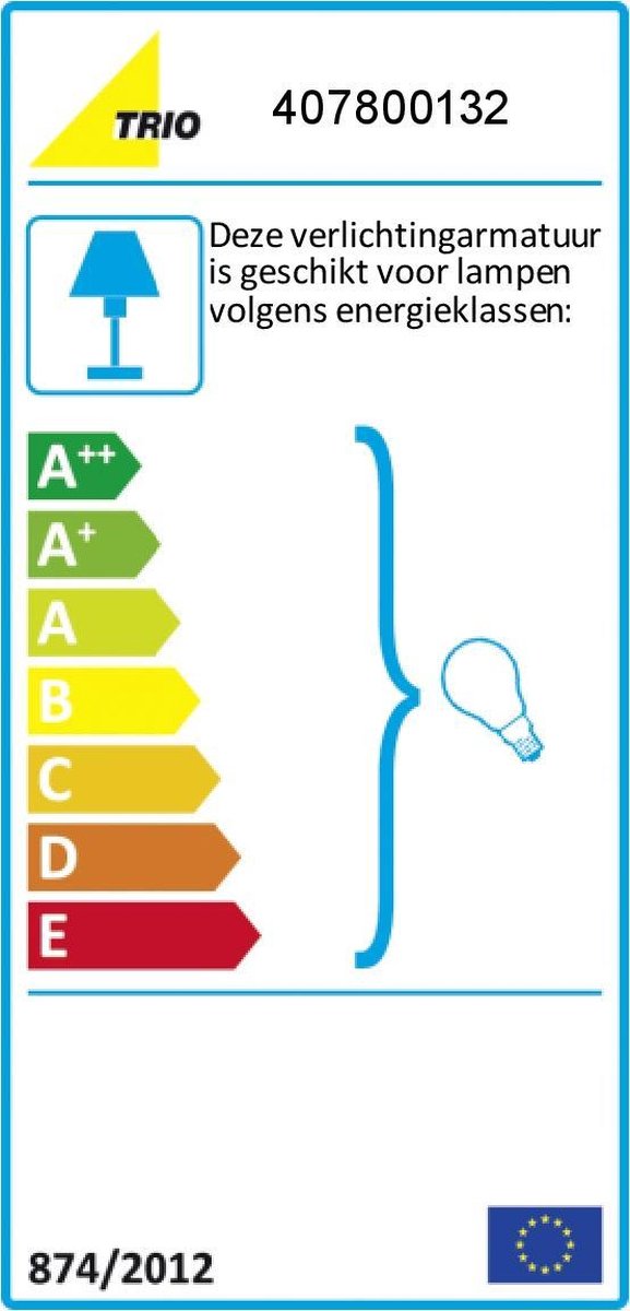 TRIO Liège Vloerlamp - Zwart