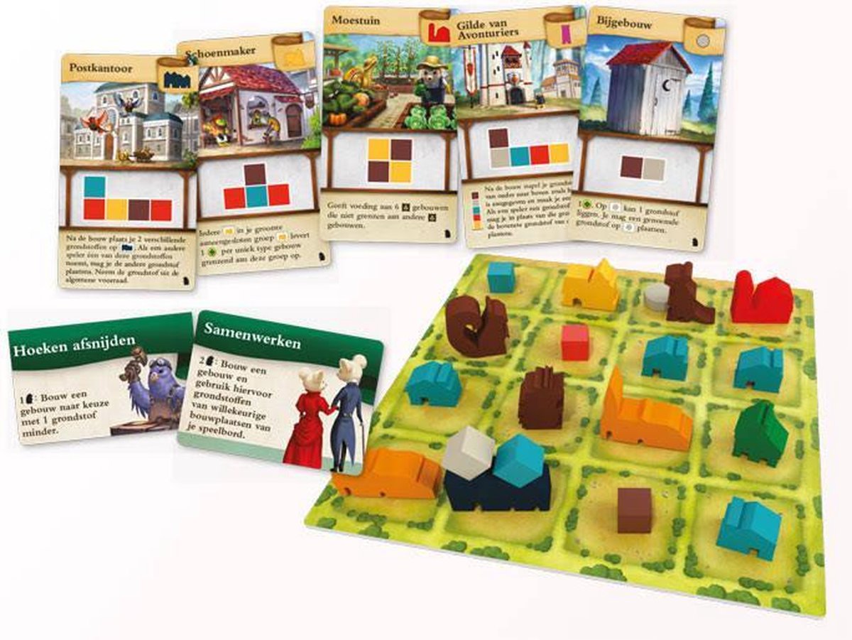 White Goblin Games uitbreiding bordspel Tiny Towns: Experts