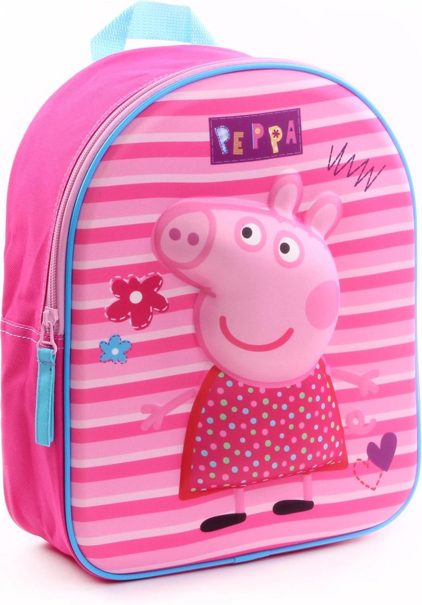 Nickelodeon rugzak Peppa Pig 3D junior 9 liter polyester - Roze