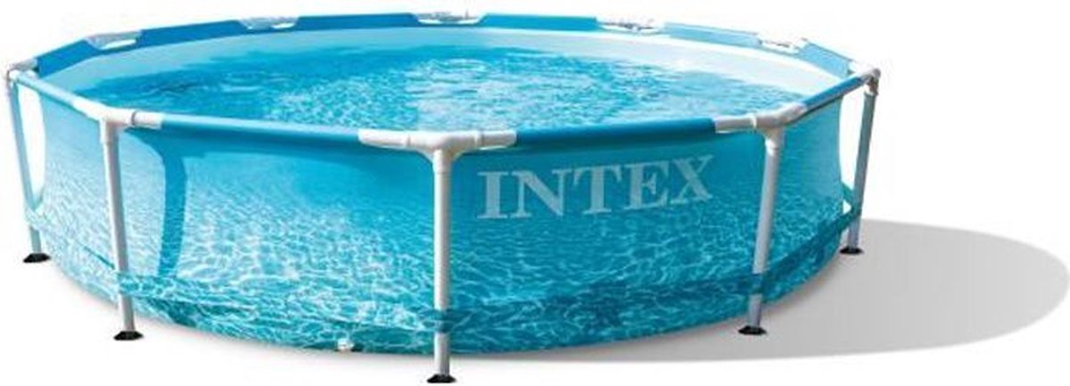 Intex opzetzwembad met pomp H 28208NP Beachside 305 x 76 cm - Blauw