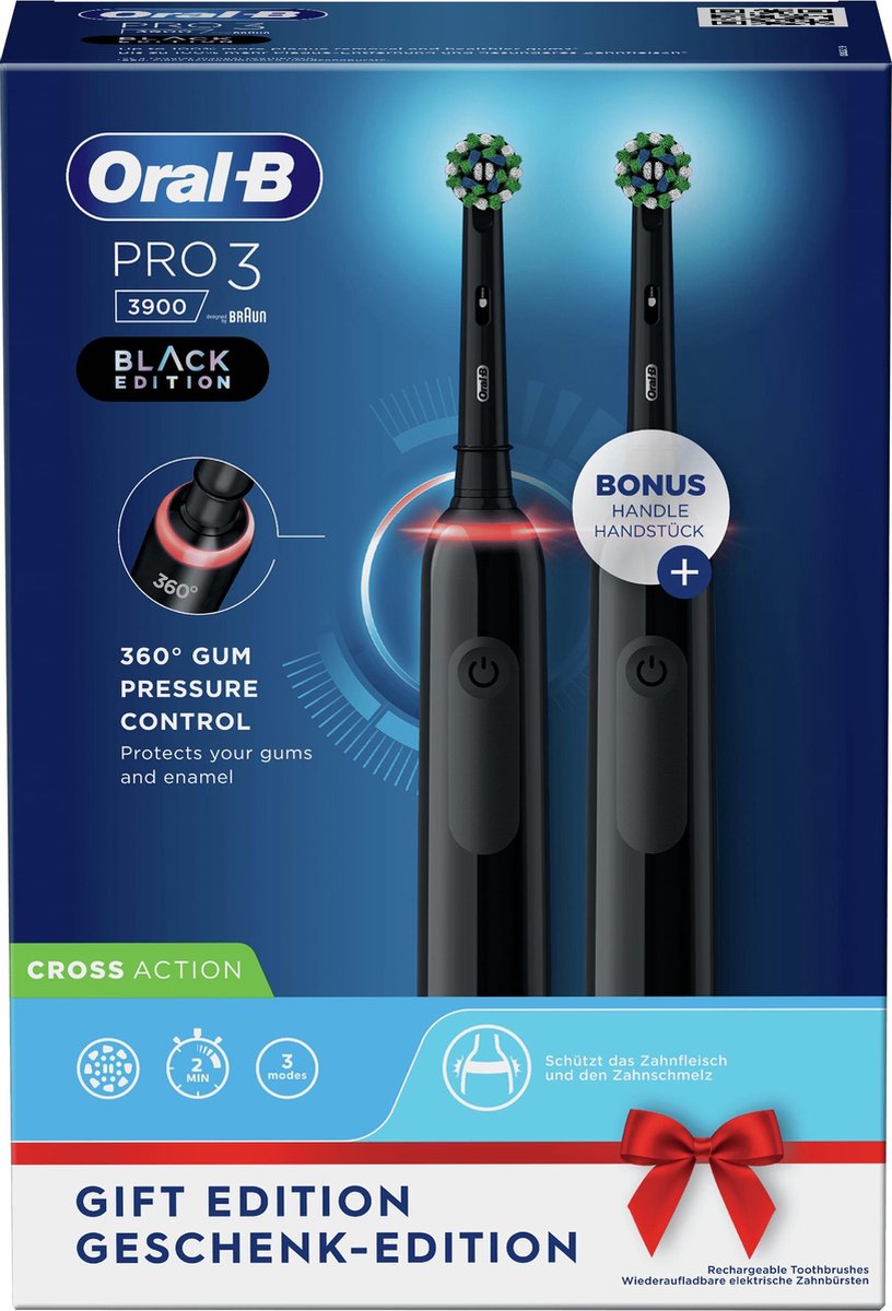 Oral B Oral-B Pro 3 3900 - Zwart
