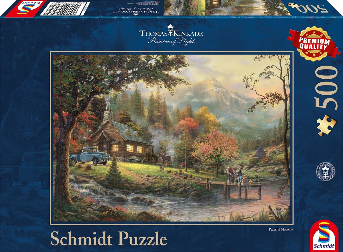 Schmidt Spiele 999 Games legpuzzel Peaceful Moments 33,7 cm 500 stukjes