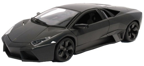 Bburago schaalmodel Lamborghini Reventon 1:24 grijs - Zwart