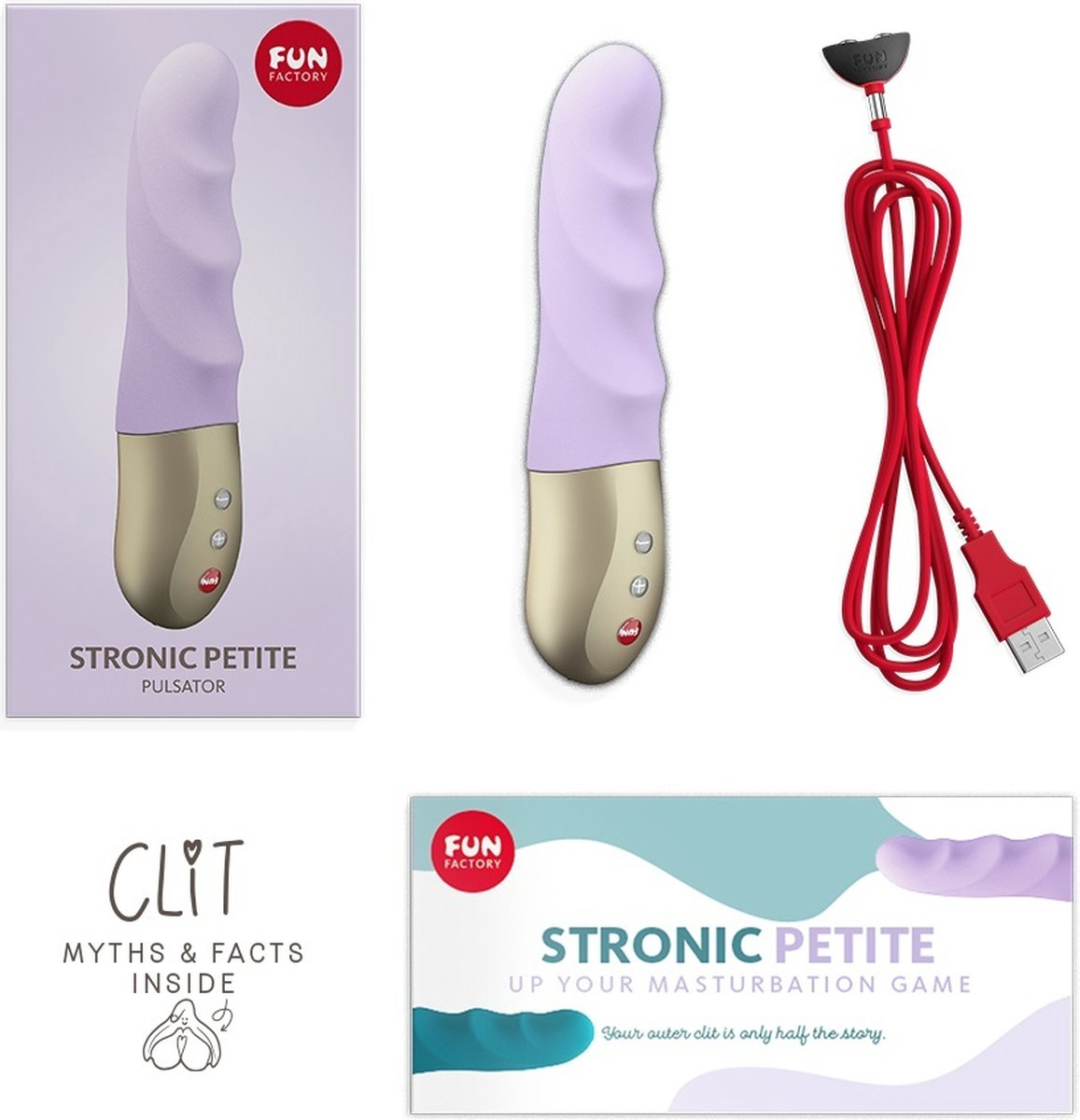 Fun Factory - Stronic Petite Clitoris Stimulator - Lila - Paars