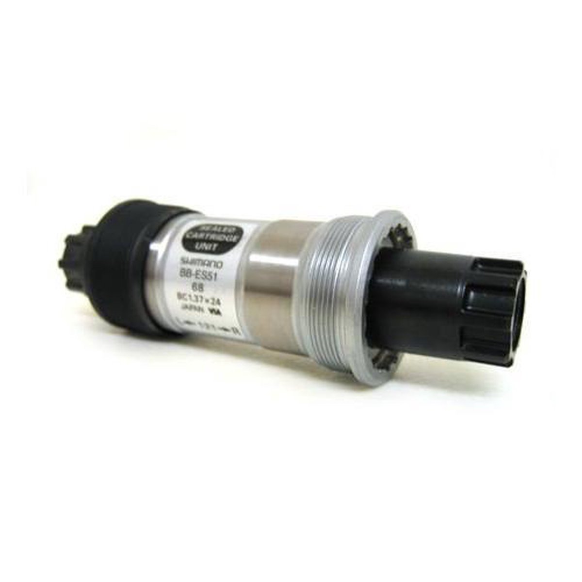 Shimano trapas BB ES51 staal 68 121 Octalink BSA zilver/zwart - Silver