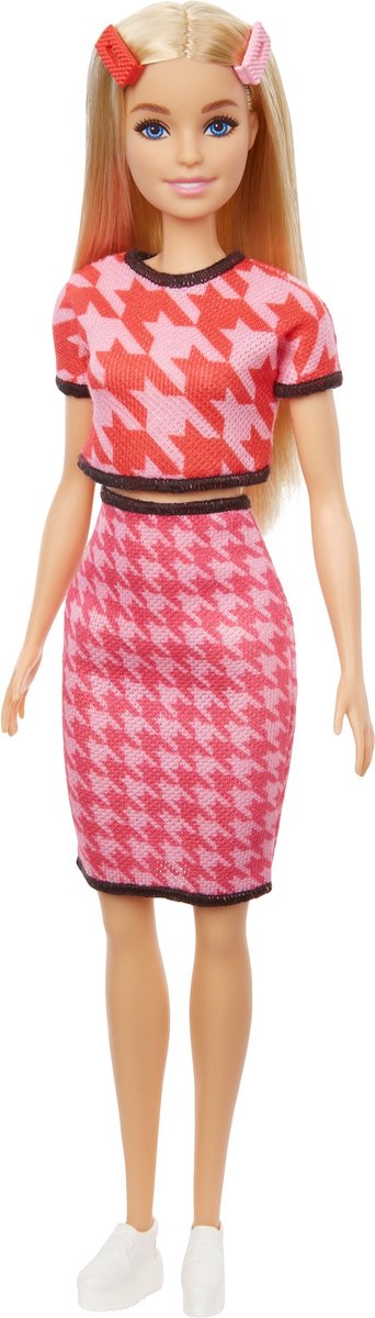Barbie tienerpop #169 mode meisjes 32,5 cm 4 delig - Roze