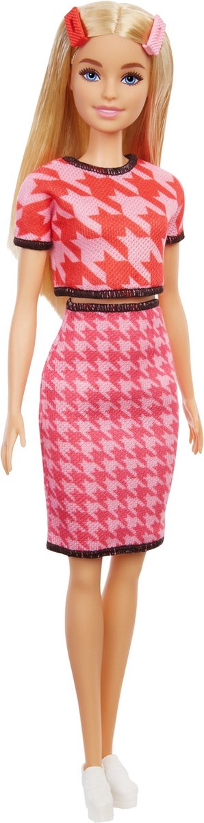 Barbie tienerpop #169 mode meisjes 32,5 cm 4 delig - Roze