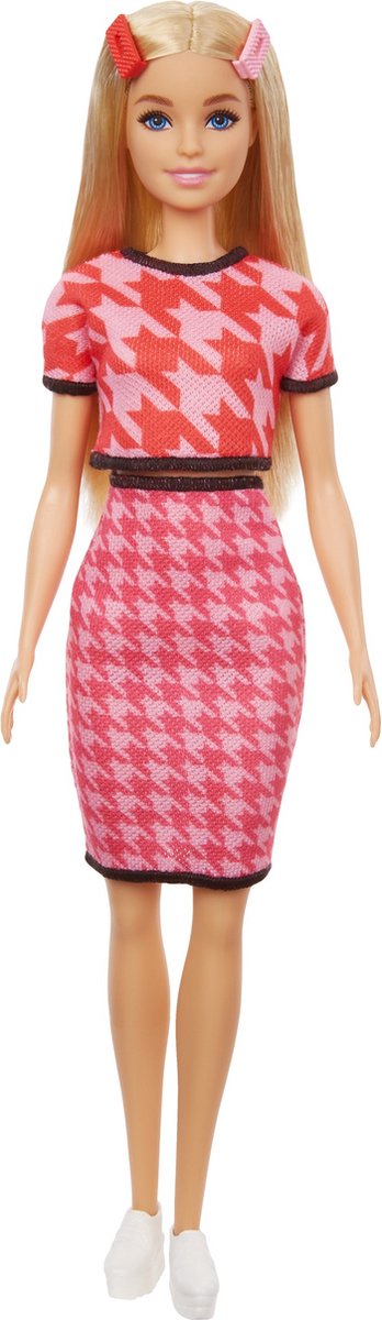 Barbie tienerpop #169 mode meisjes 32,5 cm 4 delig - Roze