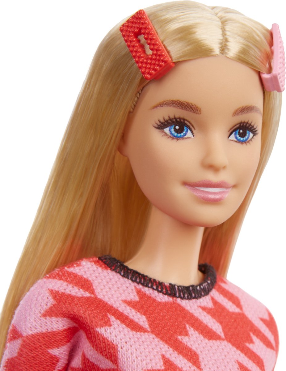 Barbie tienerpop #169 mode meisjes 32,5 cm 4 delig - Roze