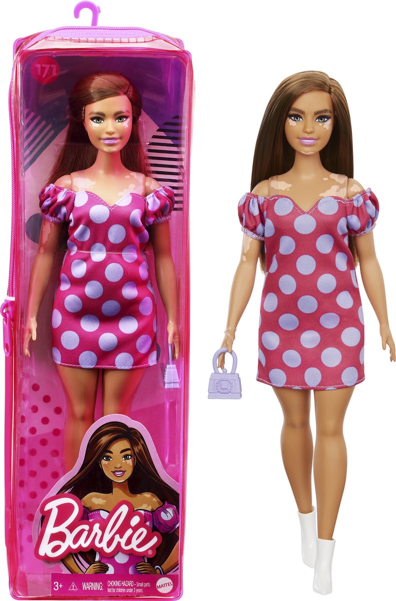 Barbie tienerpop #171 mode meisjes 32,5 cm 4 delig - Roze