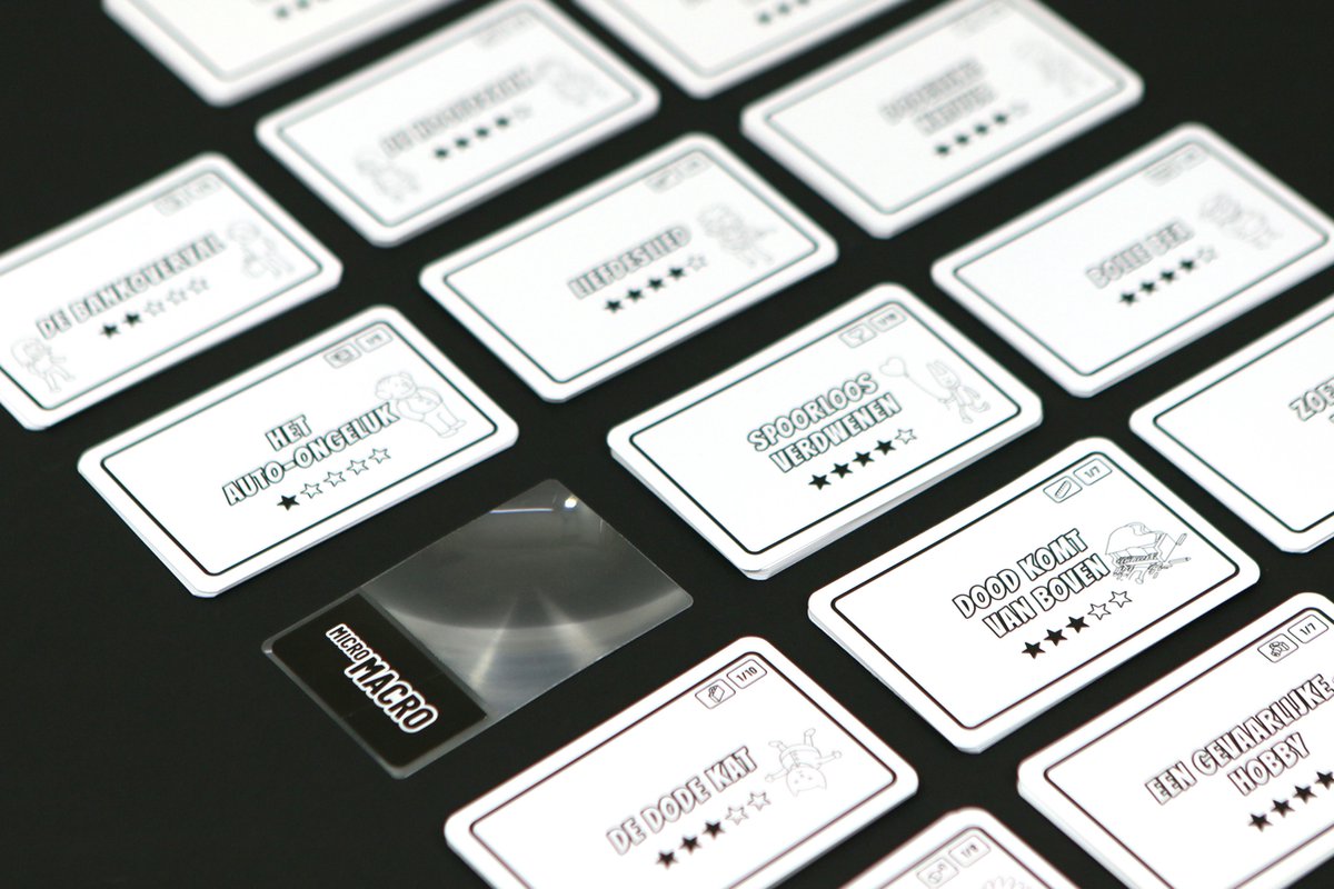 Asmodee White Goblin Games kaartspel MicroMacro Crime City karton