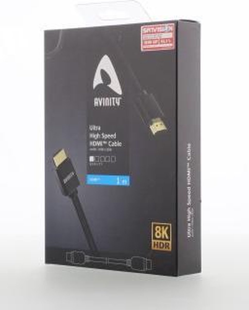 Avinity 127167 HDMI kabel UHS verguld 8K 1m