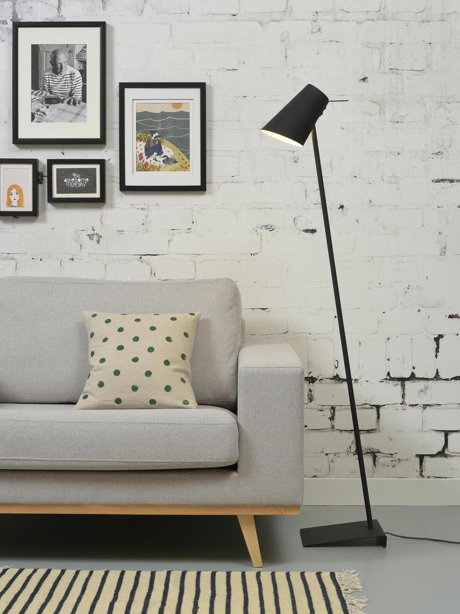 It's about RoMi Cardiff Vloerlamp - Zwart