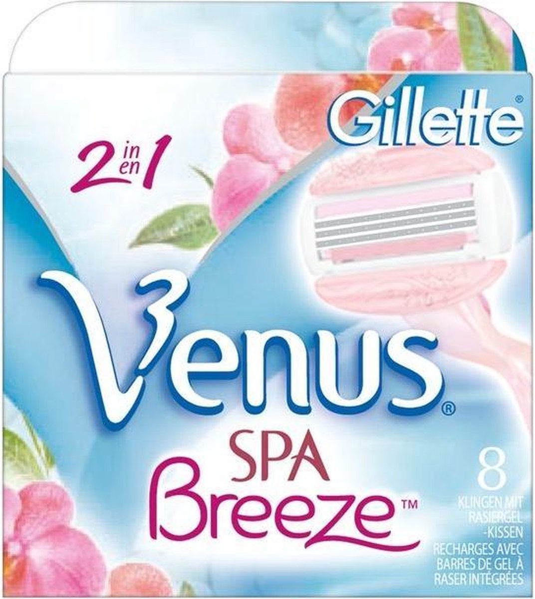 Gillette Scheermesjes Venus Breeze Comfort Glide - 8 Stuks