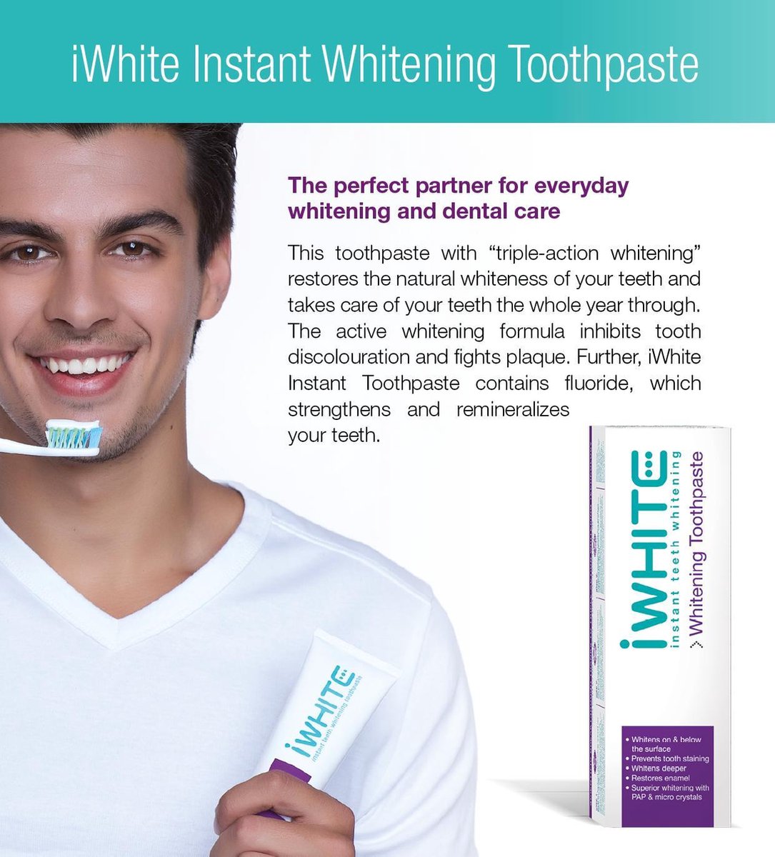 Iwhite Whitening tandpasta - 75ml