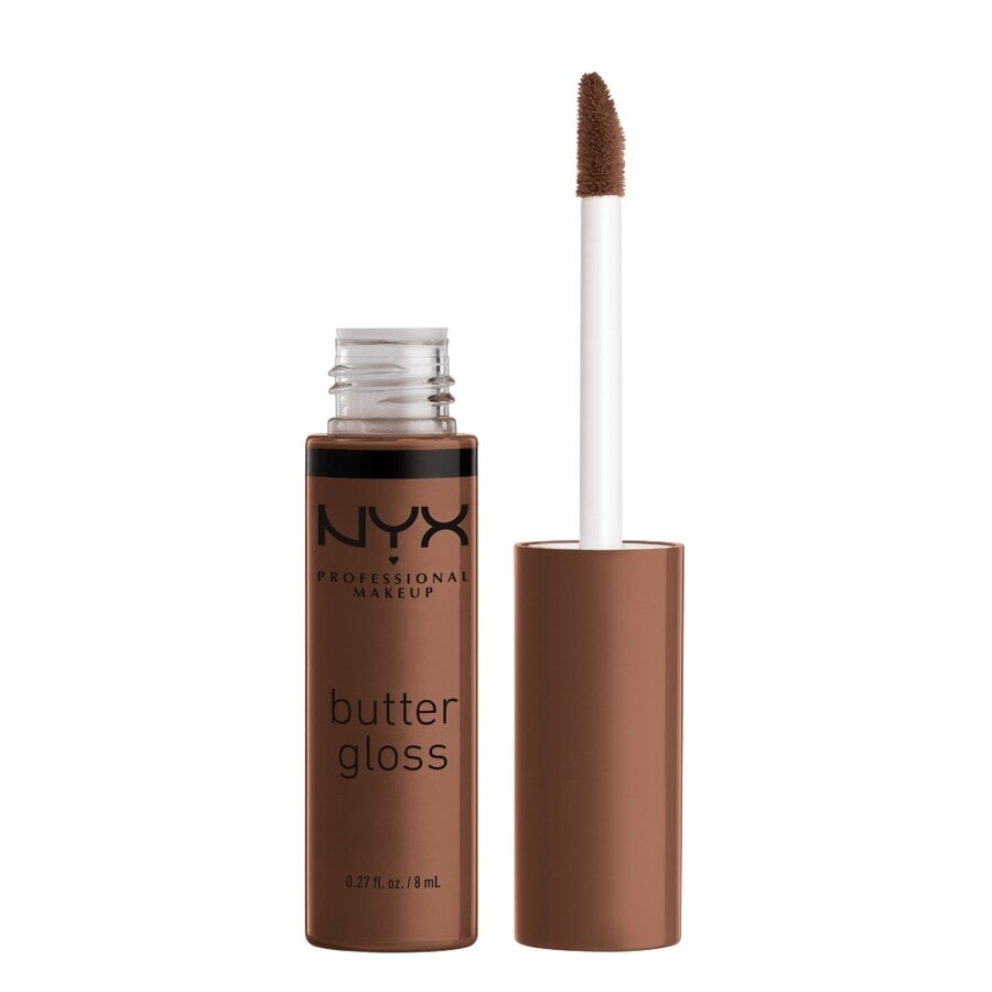 NYX Professional Makeup Fudge Me Butter Lipgloss 8ml - Bruin