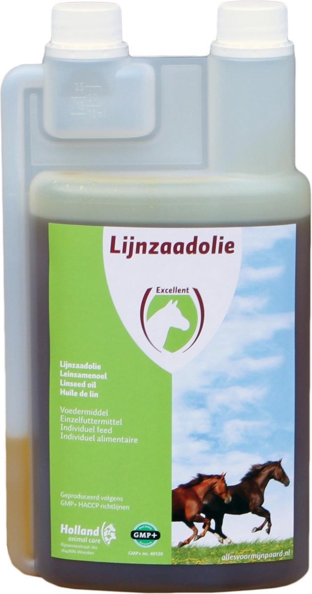 Excellent Lijnzaadolie - Voedingssupplement - 1 l