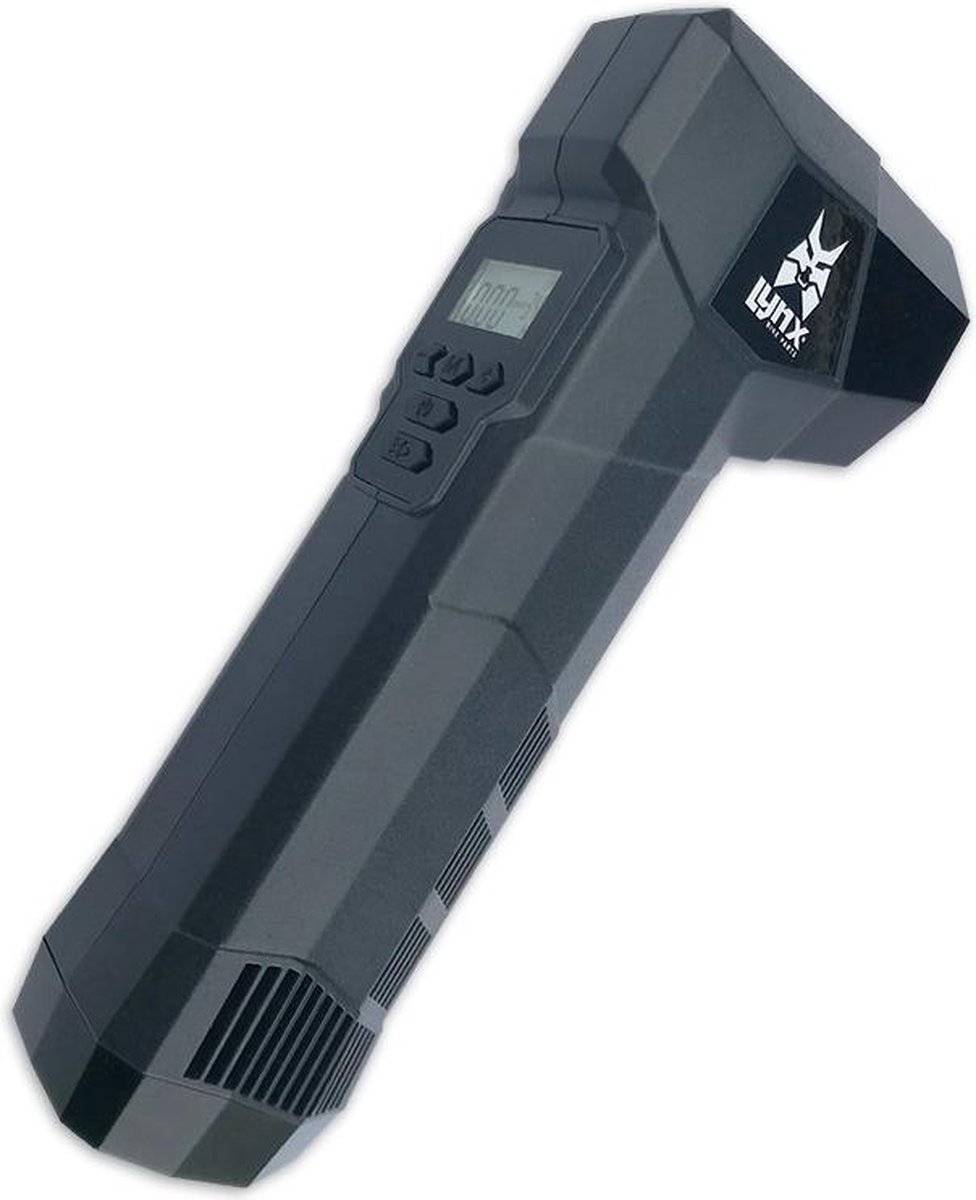Lynx bandenpomp E Blow elektrisch 3900mAh 19,3 cm - Zwart