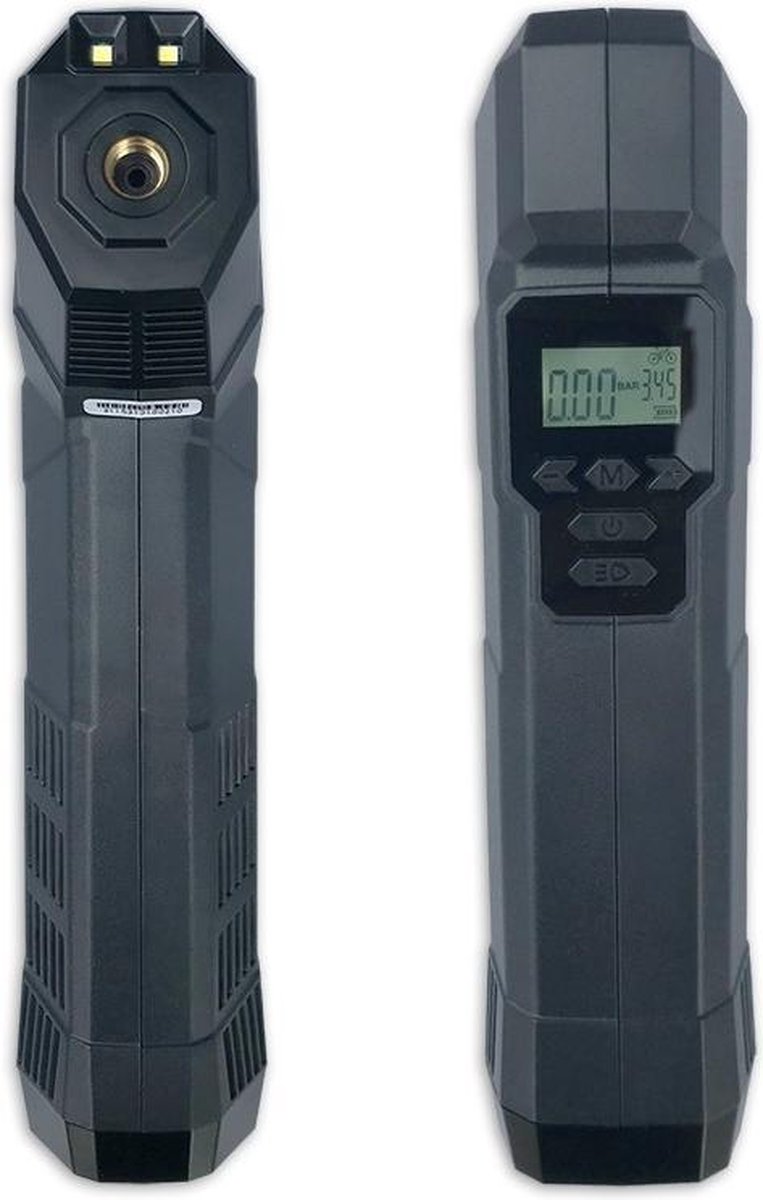 Lynx bandenpomp E Blow elektrisch 3900mAh 19,3 cm - Zwart