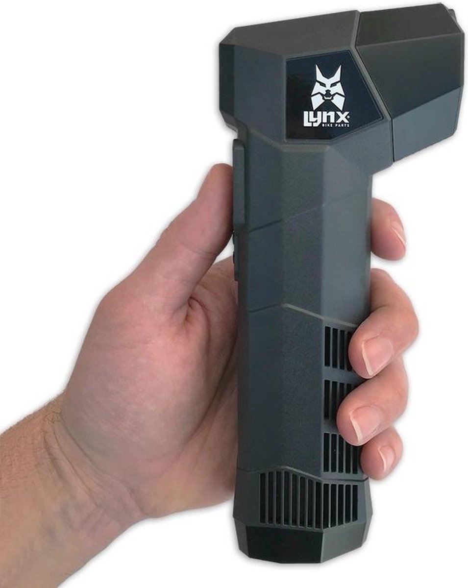 Lynx bandenpomp E Blow elektrisch 3900mAh 19,3 cm - Zwart