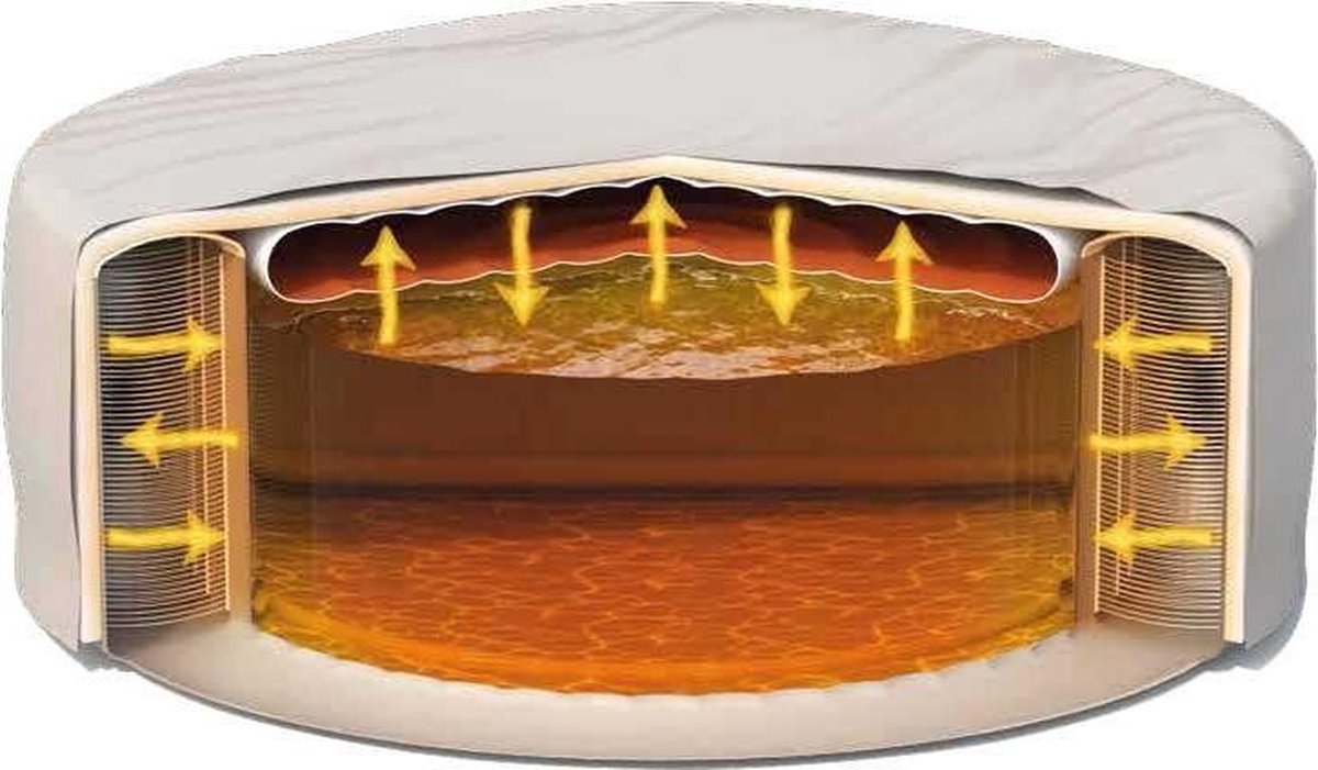 Intex PureSpa energiebesparende afdekhoes jacuzzi - Beige