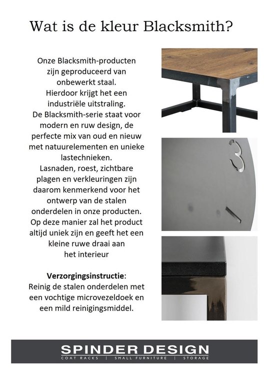 Spinder Design Spinder Ibiza Salontafel - Zwart