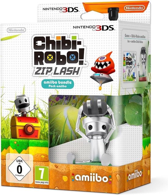 Nintendo Chibi-robo: Zip-lash + Chibi-robo Amiibo 3ds