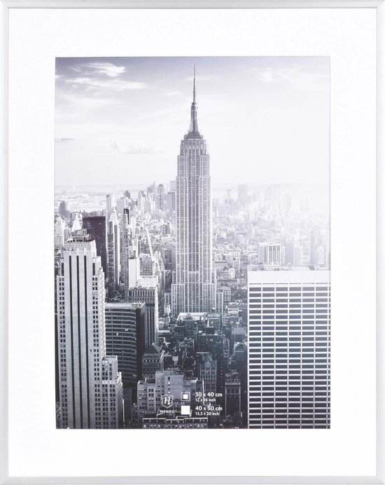 Henzo Fotolijst Manhattan - 40 X 50 Cm - Zilverkleurig