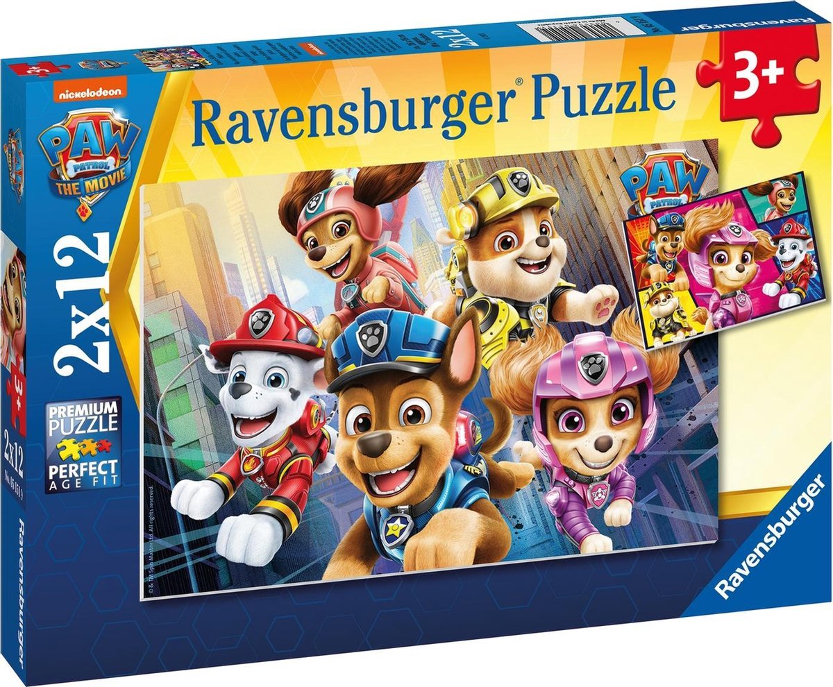 Ravensburger Puzzel Paw Patrol Movie 2x12 Stukjes
