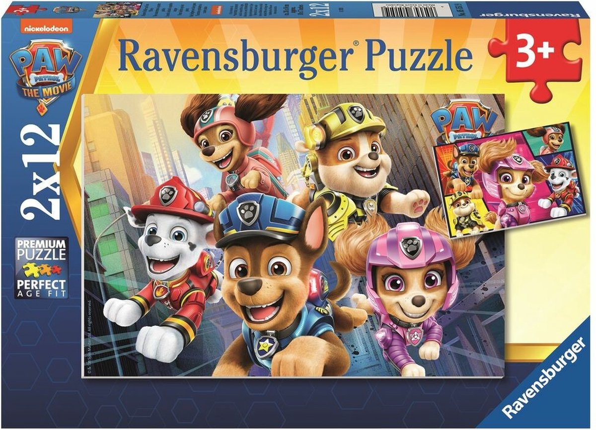 Ravensburger Puzzel Paw Patrol Movie 2x12 Stukjes