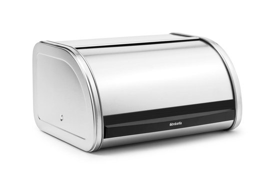 Brabantia Broodtrommel Met Schuifdeksel - Medium - Matt Steel - Silver