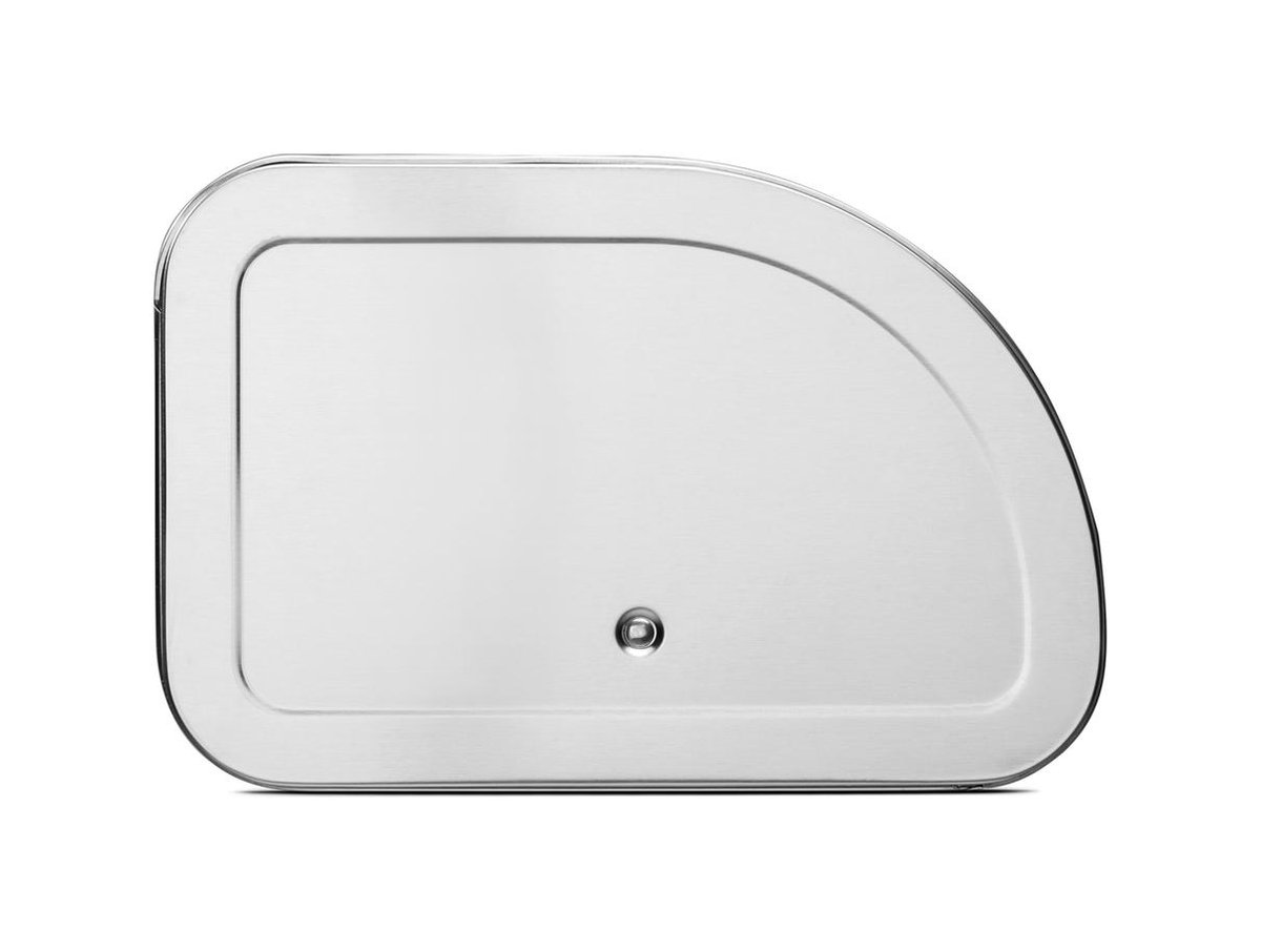 Brabantia Broodtrommel Met Schuifdeksel - Medium - Matt Steel - Silver