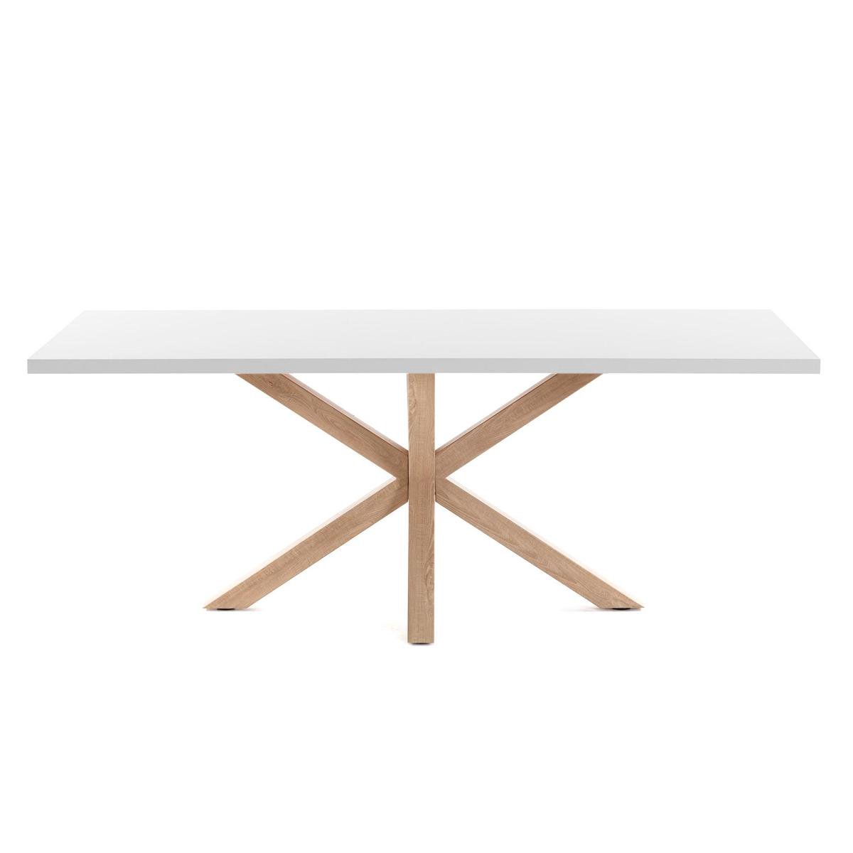 Kave Home Argo Eettafel 180 x 100 cm - Wit