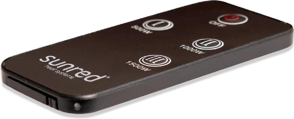 SunRed Fortuna 1500 Wand - Zwart