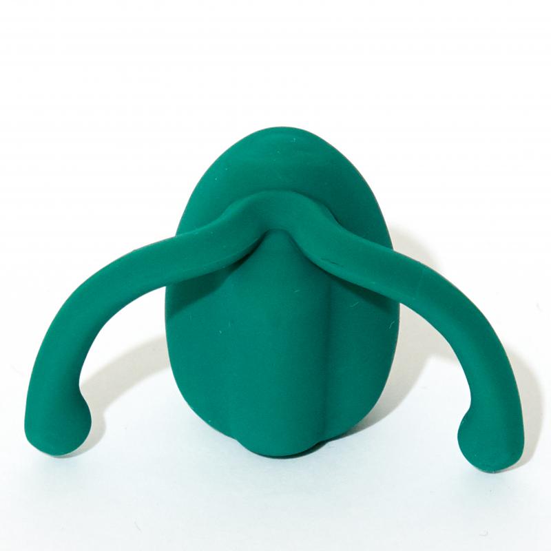 Dame Products - Eva II Hands-Free Vibrator - Donker - Groen