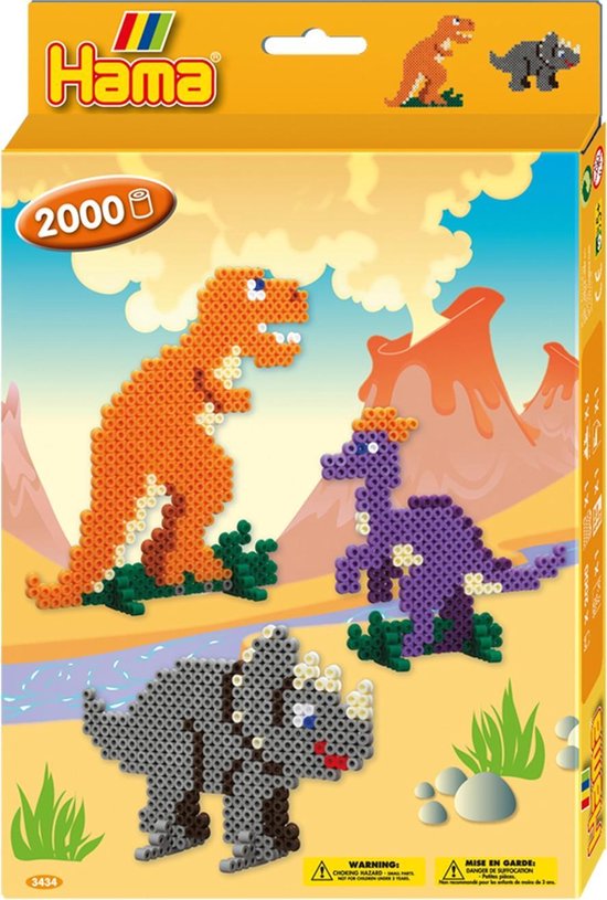 Hama Dinosaurus - 2000-delig