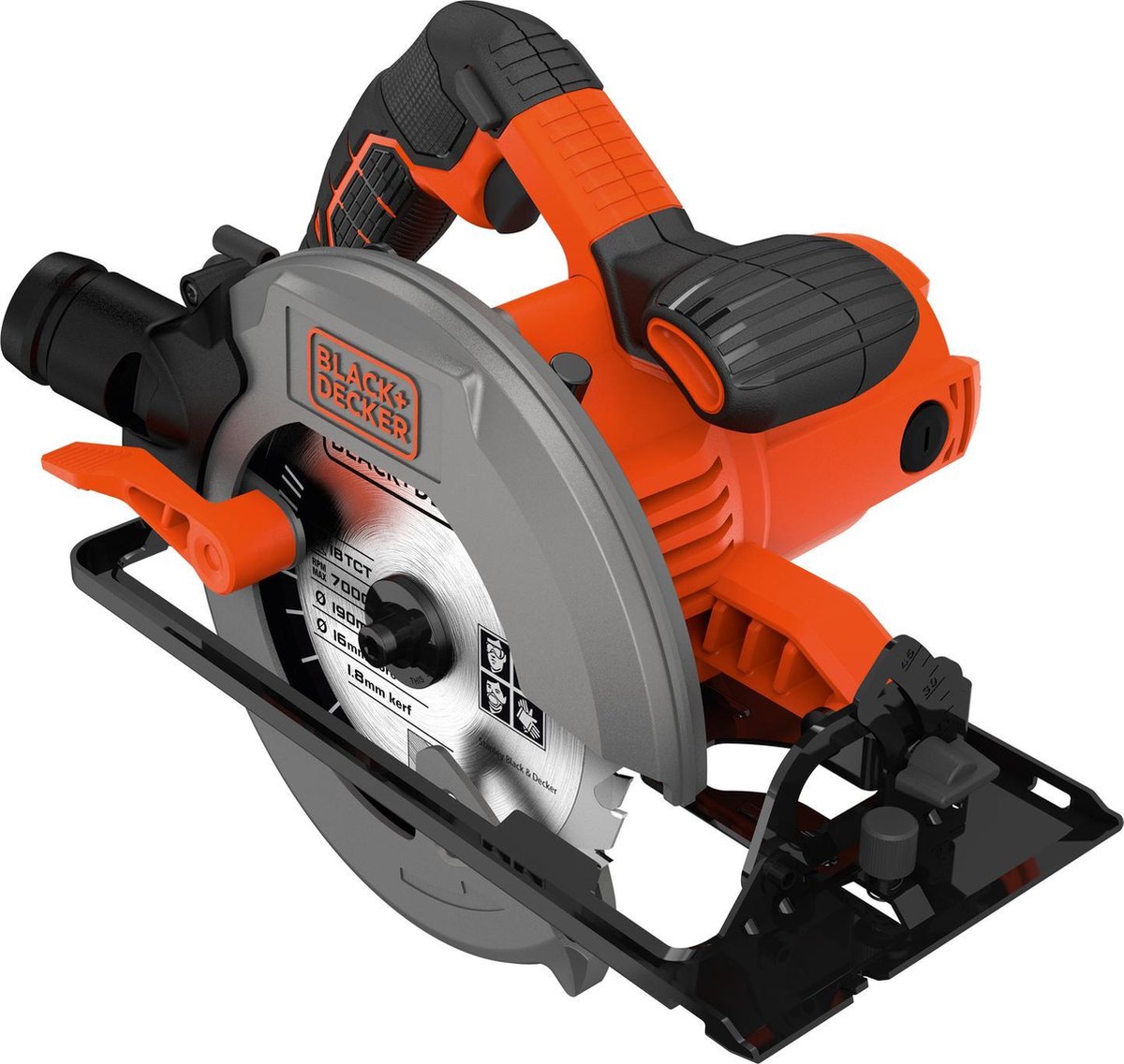 BLACK+DECKER CS1550K Cirkelzaag - 1500W - 190mm